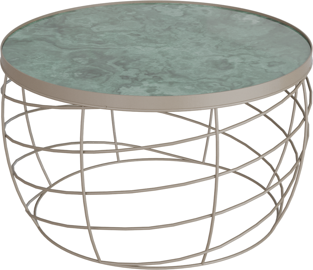 Masterliving Tables TABLE CESTO BEIGE TERRA H.40CM