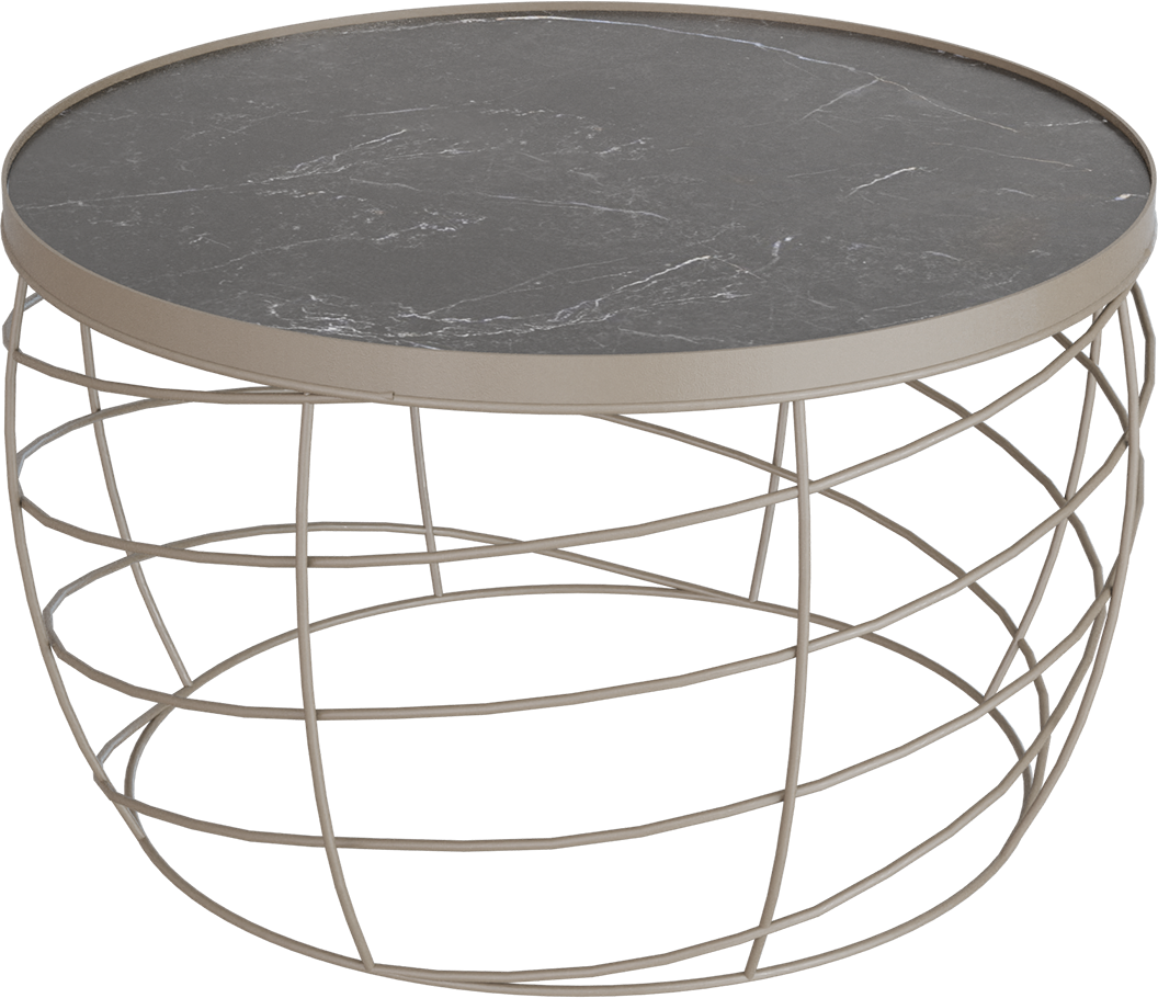 Masterliving Tables TABLE CESTO BEIGE TERRA H.40CM