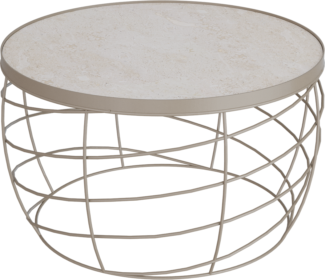 Masterliving Tables TABLE CESTO BEIGE TERRA H.40CM