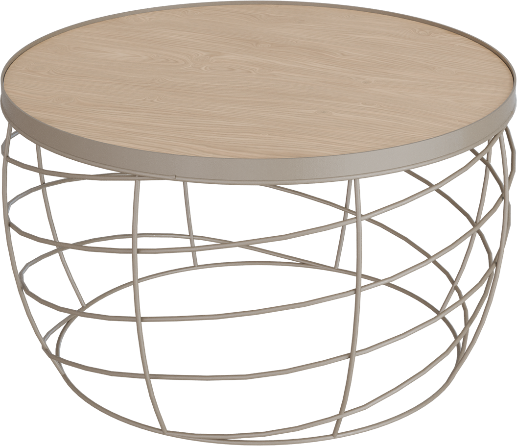 Masterliving Tables TABLE CESTO BEIGE TERRA H.40CM