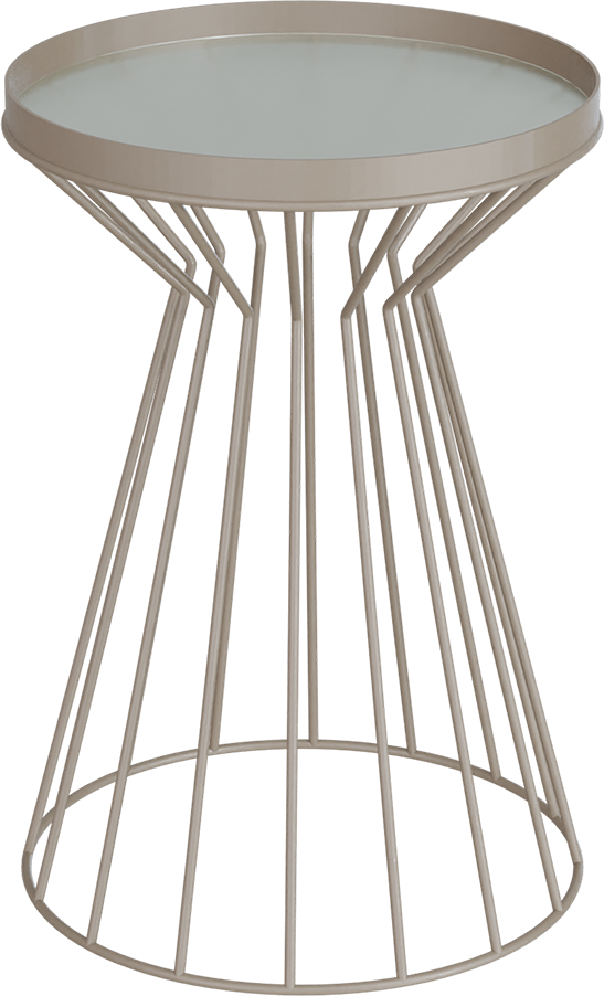 Masterliving Tables TABLE CONI BEIGE TERRA H.50CM
