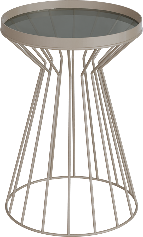 Masterliving Tables TABLE CONI BEIGE TERRA H.50CM
