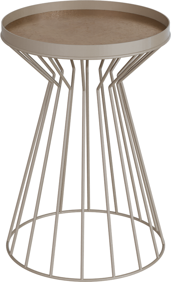 Masterliving Tables TABLE CONI BEIGE TERRA H.50CM