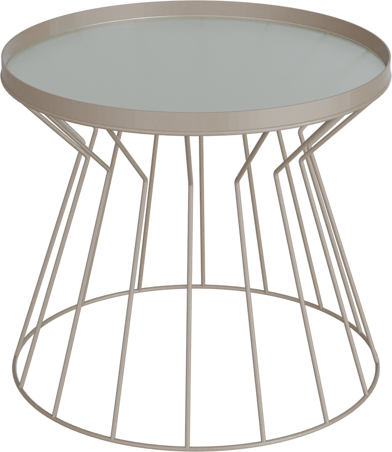 Masterliving Tables TABLE CONI BEIGE TERRA H.45CM