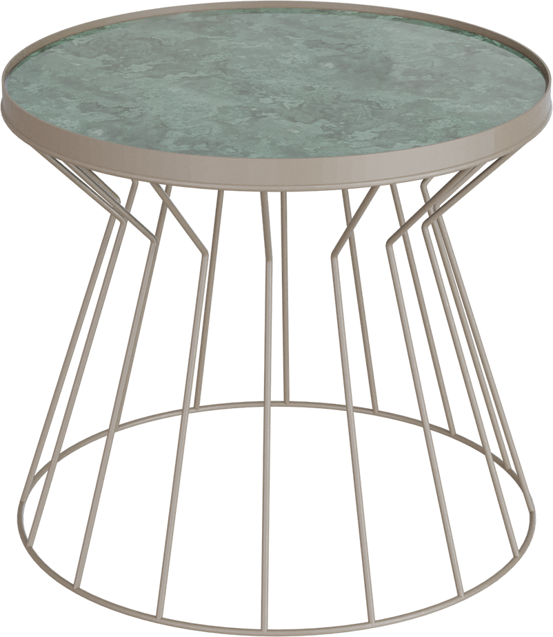 Masterliving Tables TABLE CONI BEIGE TERRA H.45CM