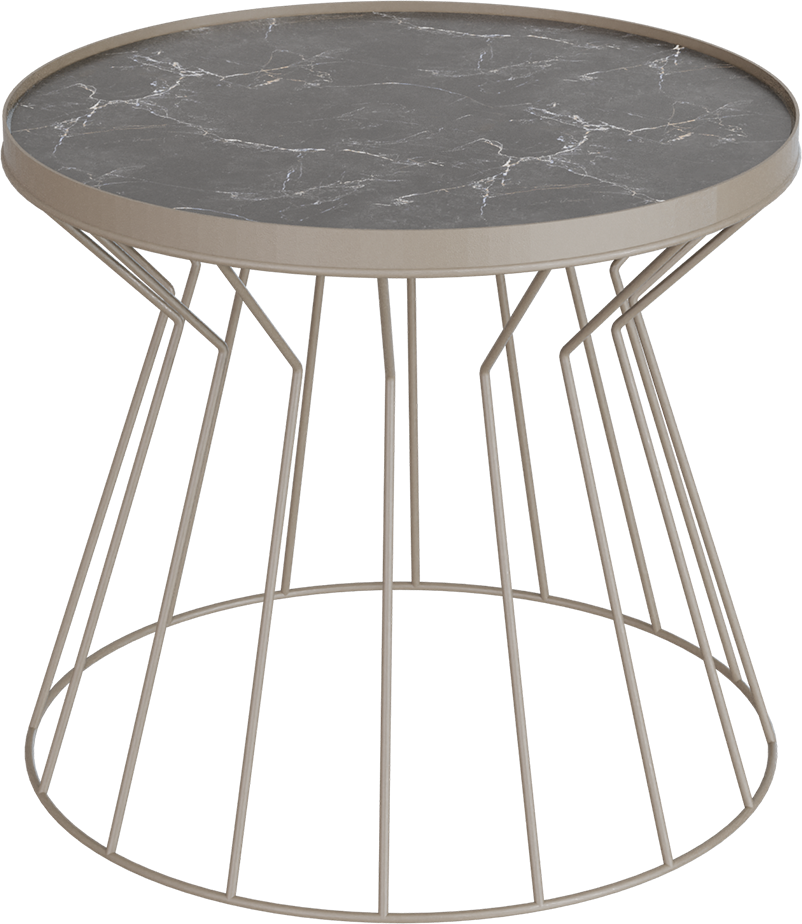 Masterliving Tables TABLE CONI BEIGE TERRA H.45CM