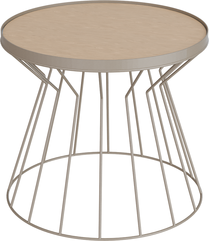 Masterliving Tables TABLE CONI BEIGE TERRA H.45CM
