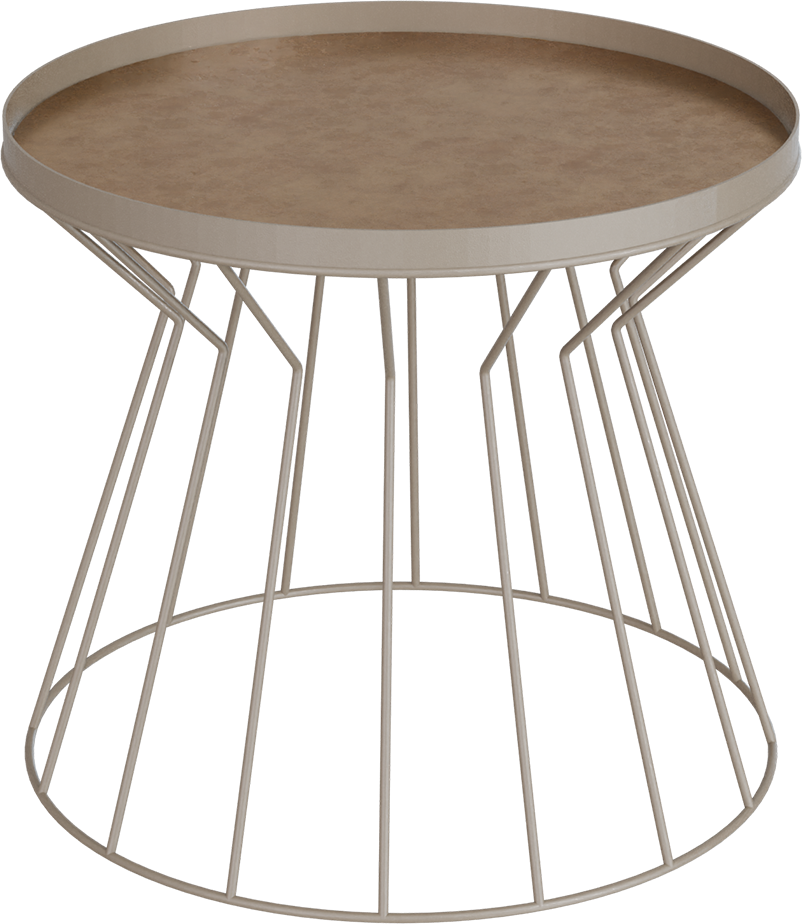 Masterliving Tables TABLE CONI BEIGE TERRA H.45CM
