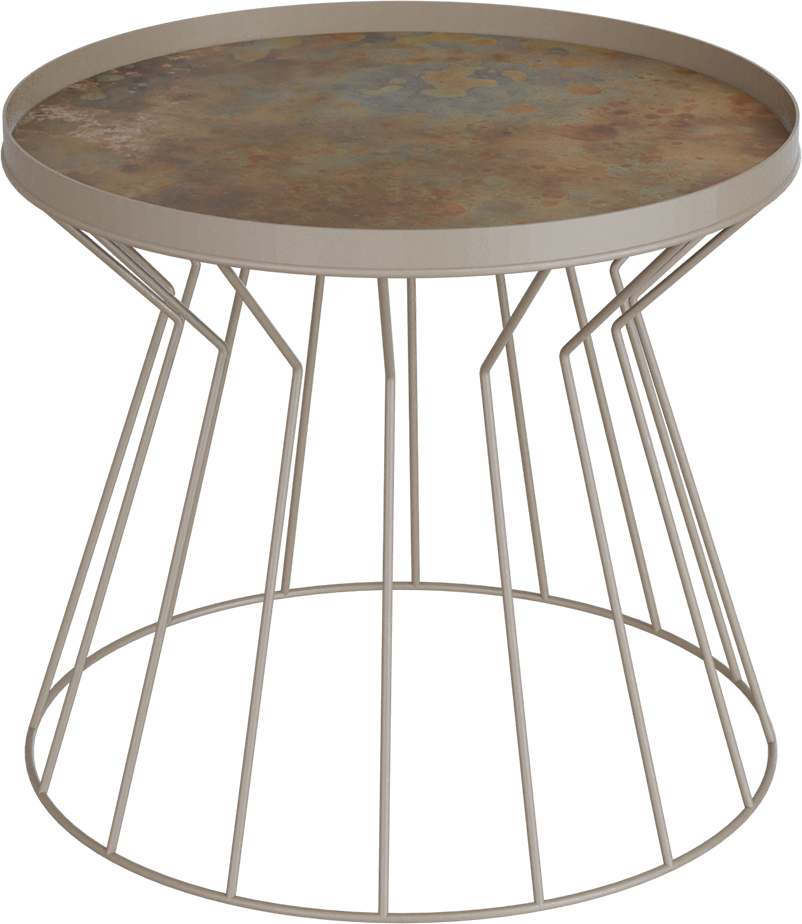 Masterliving Tables TABLE CONI BEIGE TERRA H.45CM