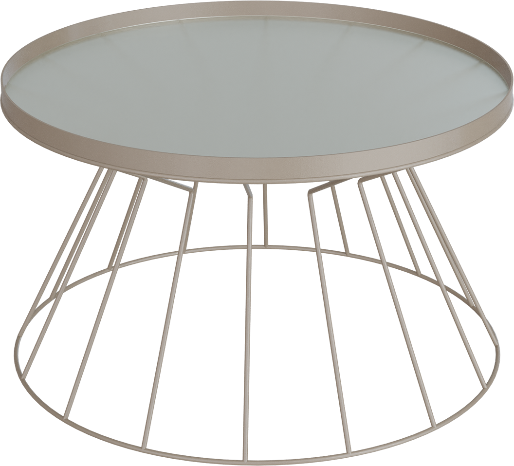 Masterliving Tables TABLE CONI BEIGE TERRA H.40CM