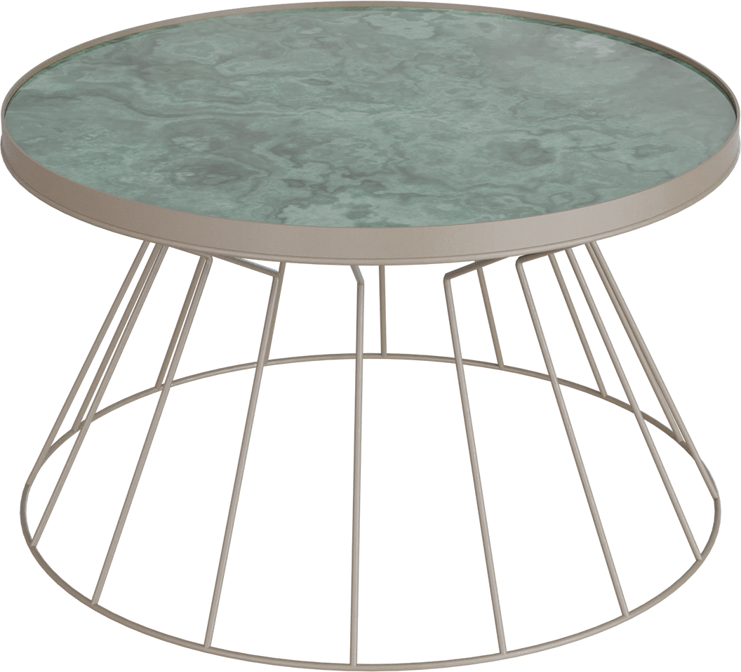 Masterliving Tables TABLE CONI BEIGE TERRA H.40CM