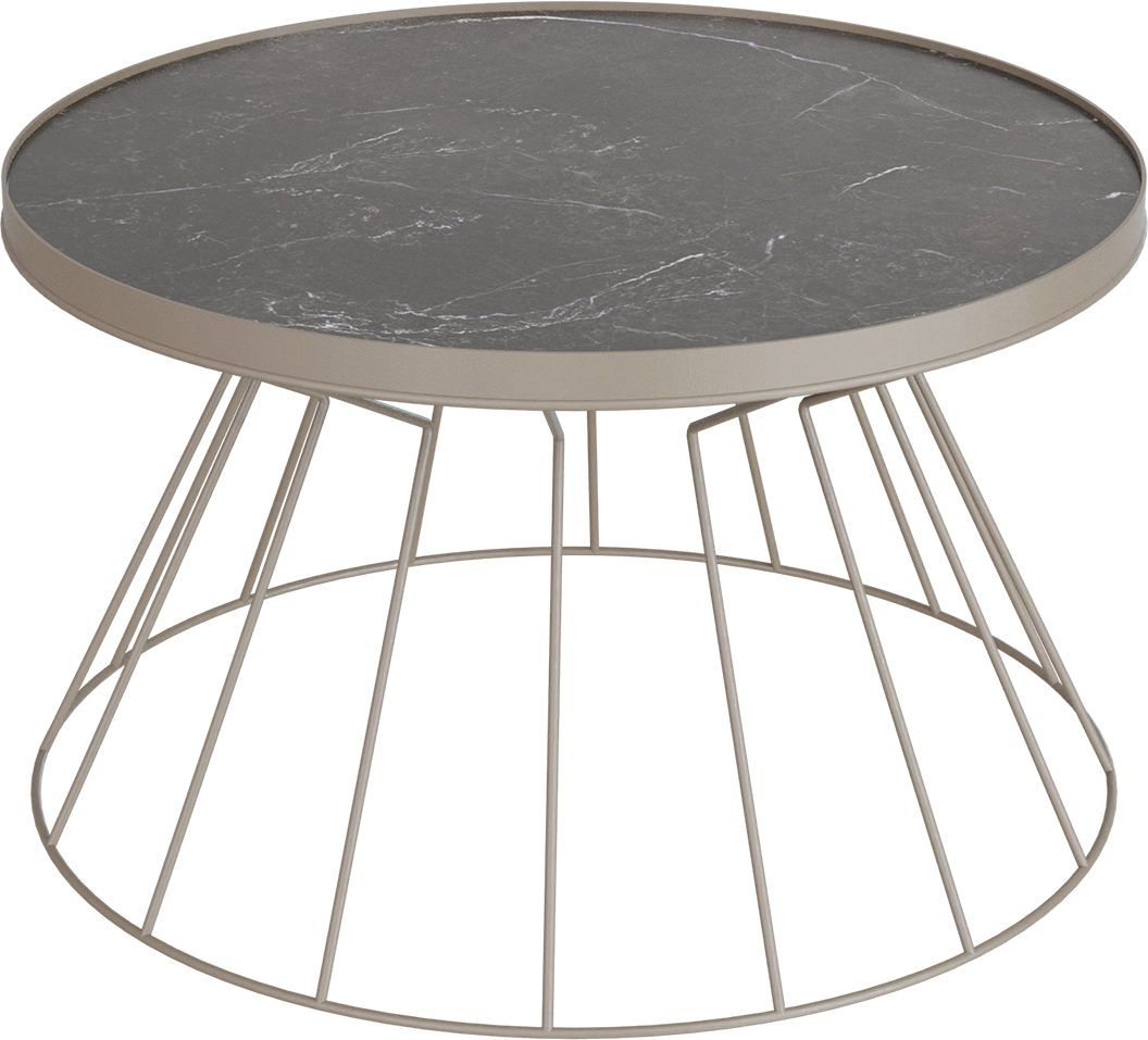 Masterliving Tables TABLE CONI BEIGE TERRA H.40CM