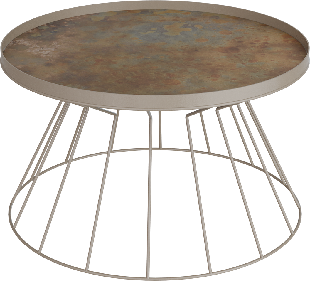 Masterliving Tables TABLE CONI BEIGE TERRA H.40CM