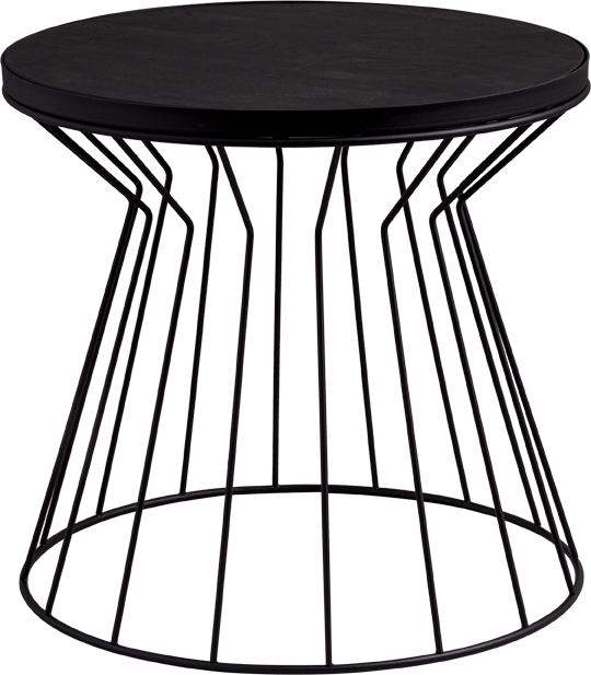 Masterliving Tables TABLE CONI BLACK H.45CM