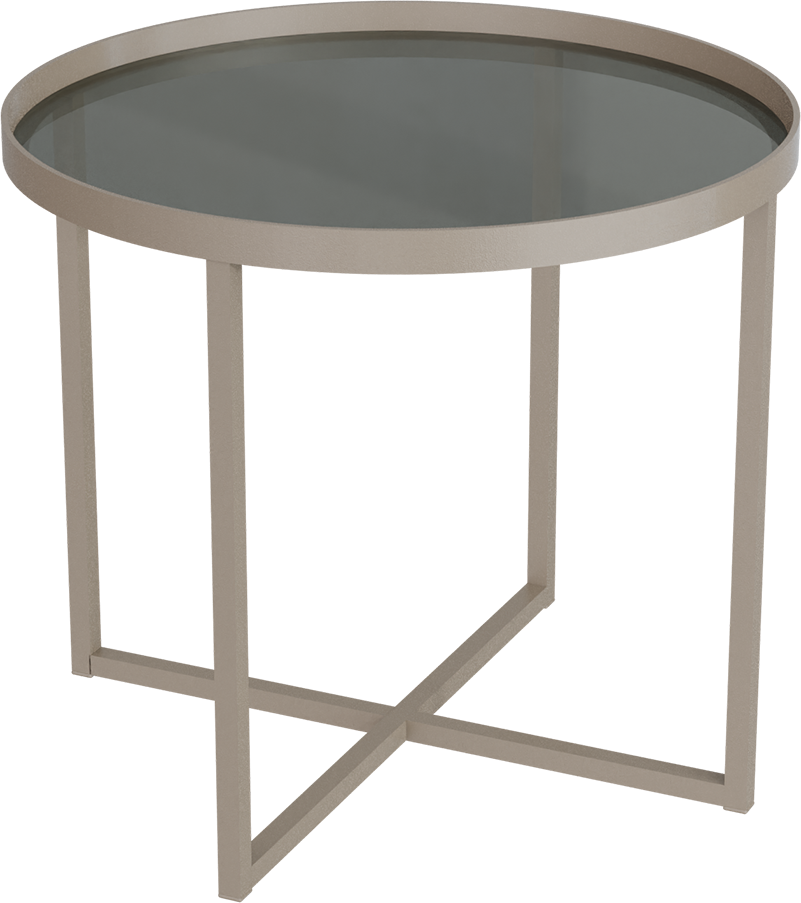 Masterliving Tables TABLE CROSS 3 BEIGE TERRA H.45CM