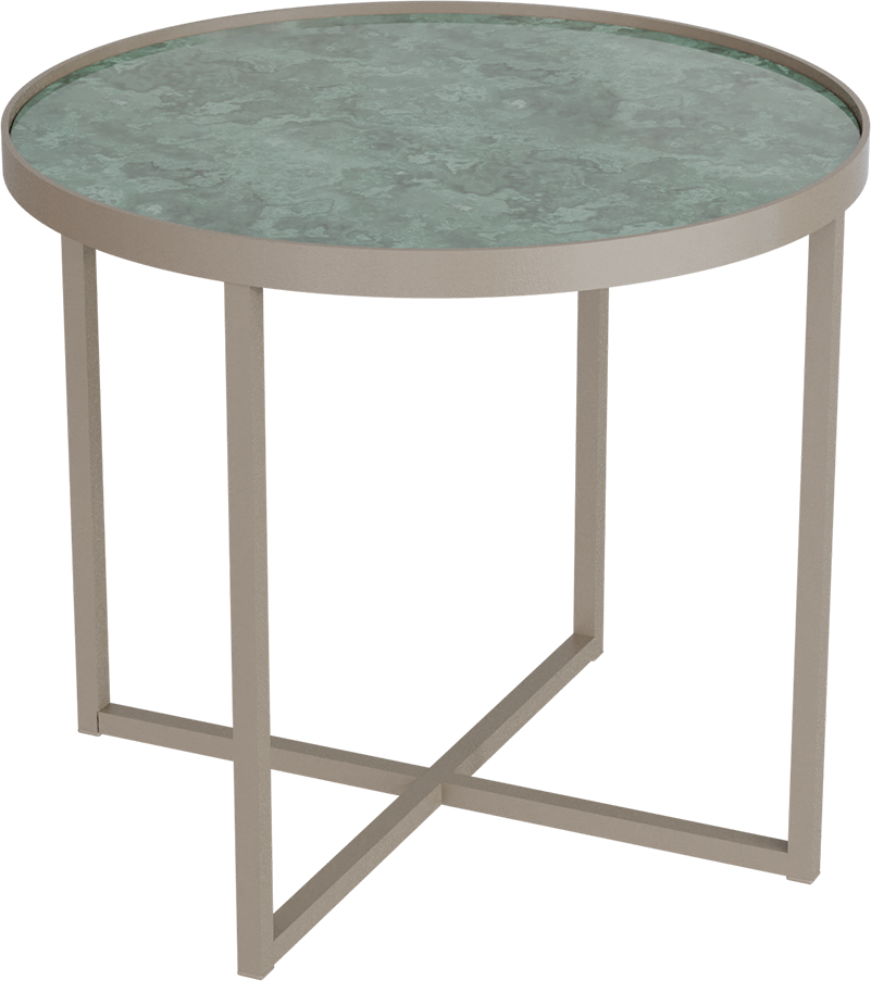 Masterliving Tables TABLE CROSS 3 BEIGE TERRA H.45CM