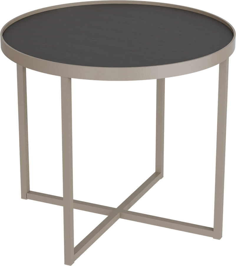 Masterliving Tables TABLE CROSS 3 BEIGE TERRA H.45CM