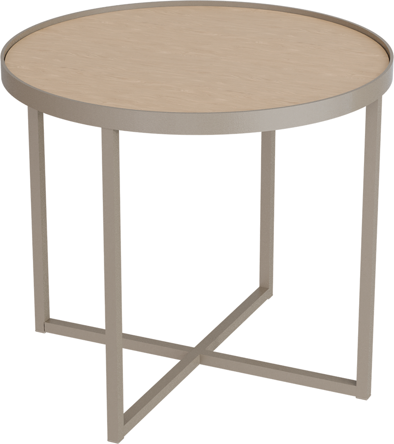 Masterliving Tables TABLE CROSS 3 BEIGE TERRA H.45CM