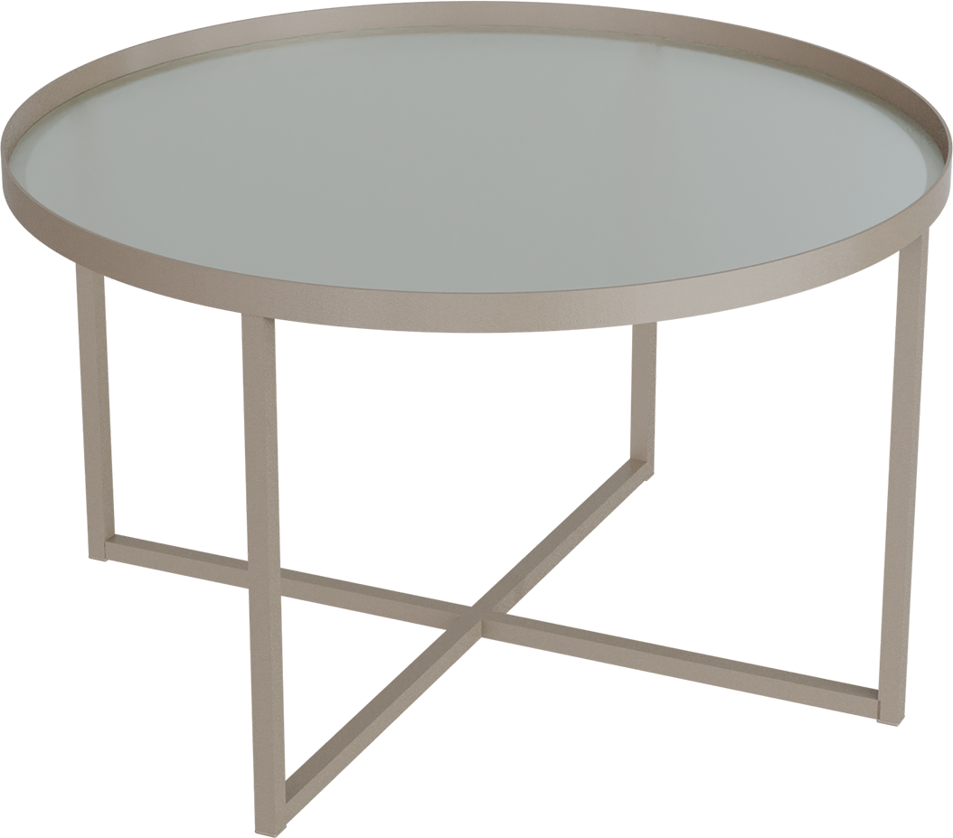 Masterliving Tables TABLE CROSS 3 BEIGE TERRA H.40CM