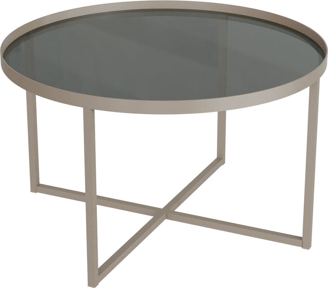 Masterliving Tables TABLE CROSS 3 BEIGE TERRA H.40CM