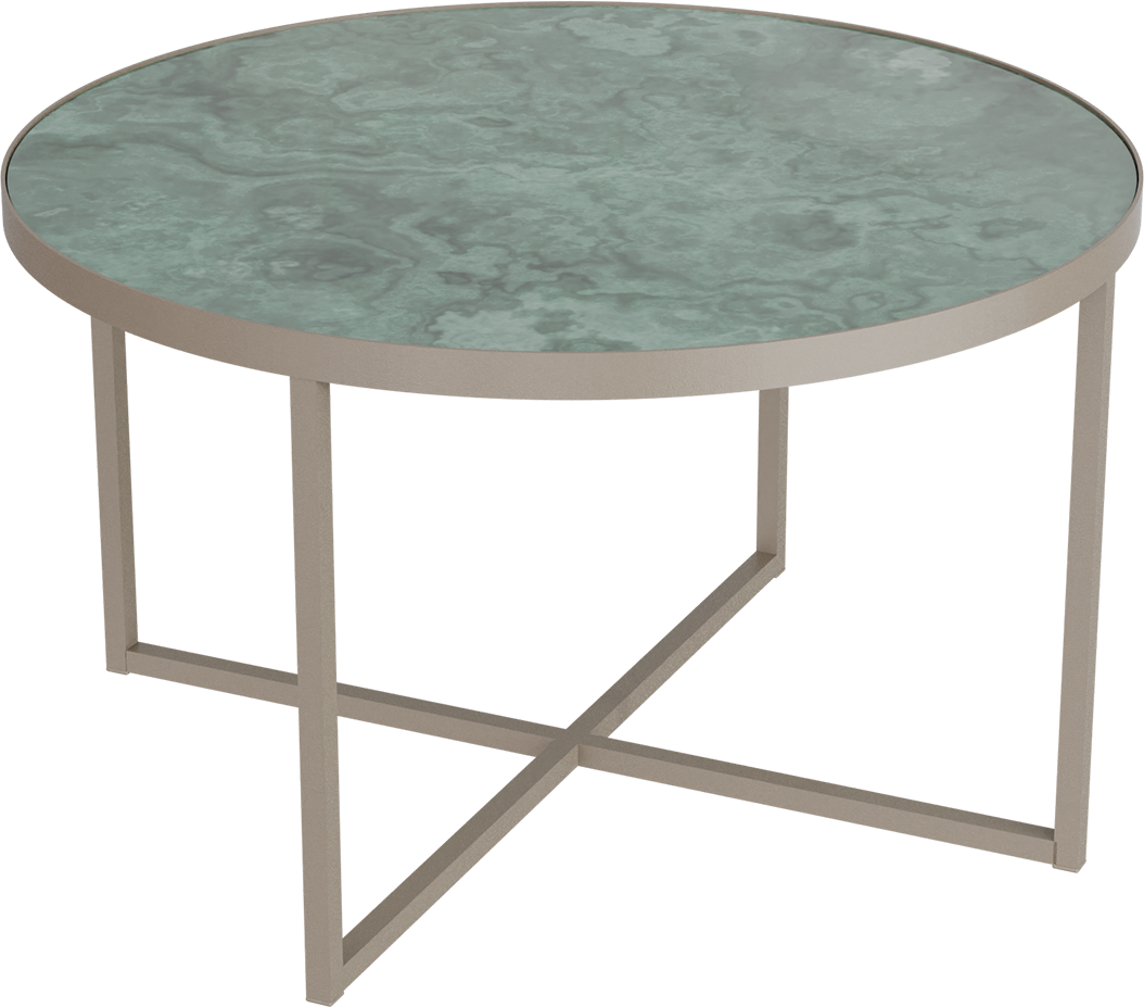 Masterliving Tables TABLE CROSS 3 BEIGE TERRA H.40CM