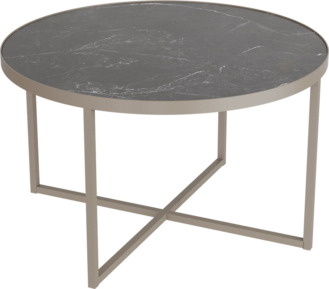 Masterliving Tables TABLE CROSS 3 BEIGE TERRA H.40CM
