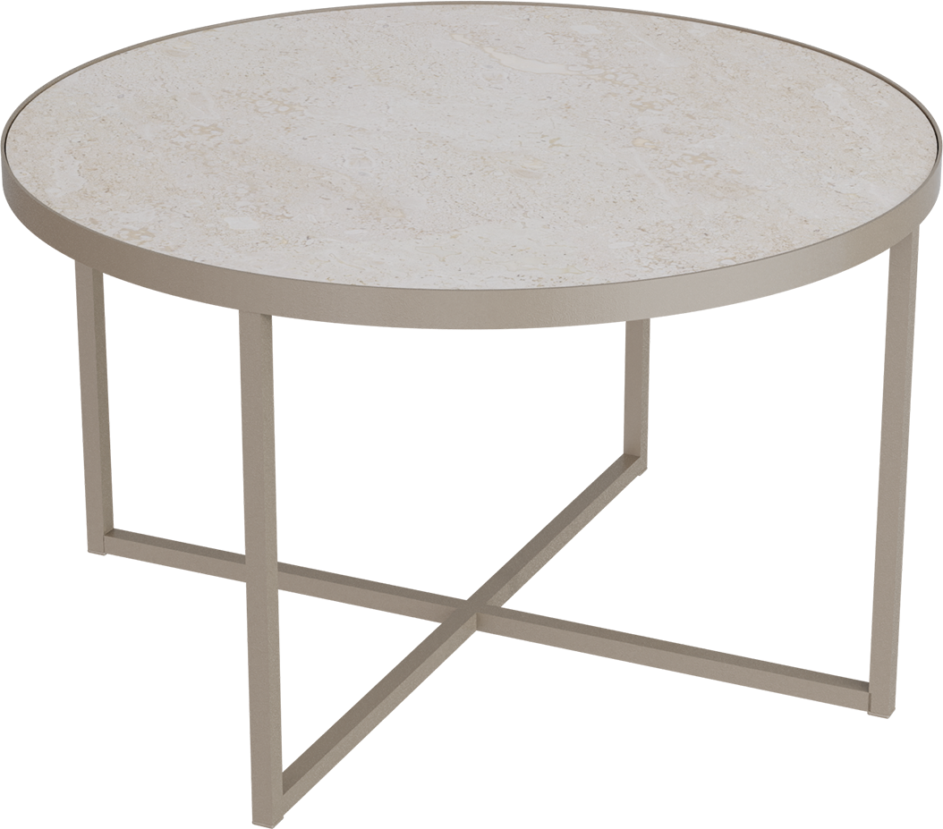 Masterliving Tables TABLE CROSS 3 BEIGE TERRA H.40CM