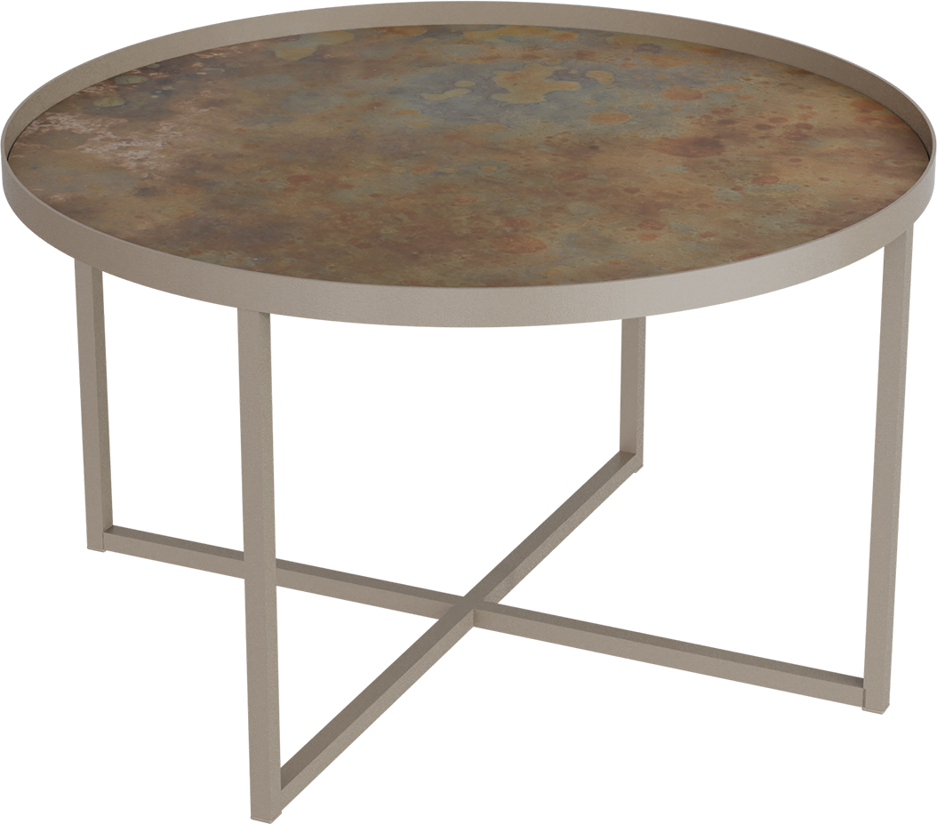 Masterliving Tables TABLE CROSS 3 BEIGE TERRA H.40CM