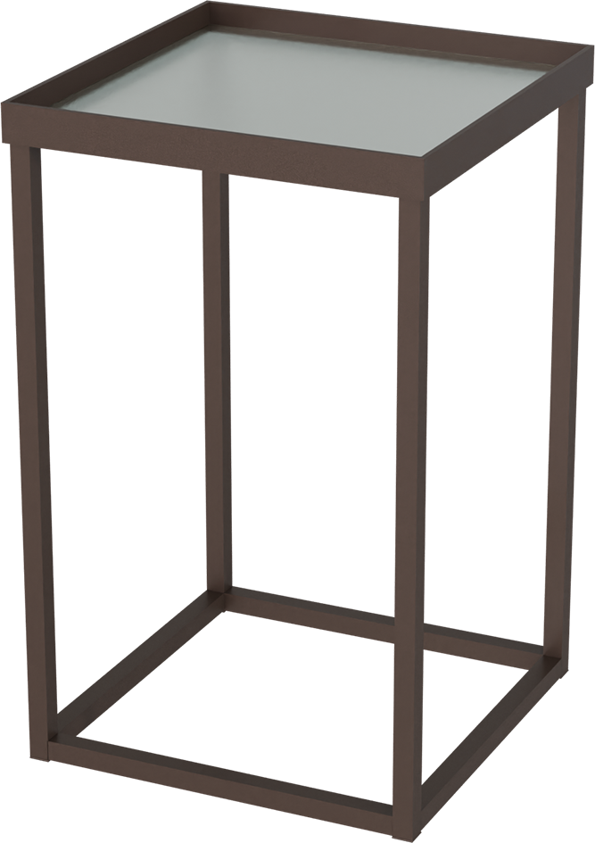 Masterliving Tables TABLE CUBE CACAO SQUARE H.50CM