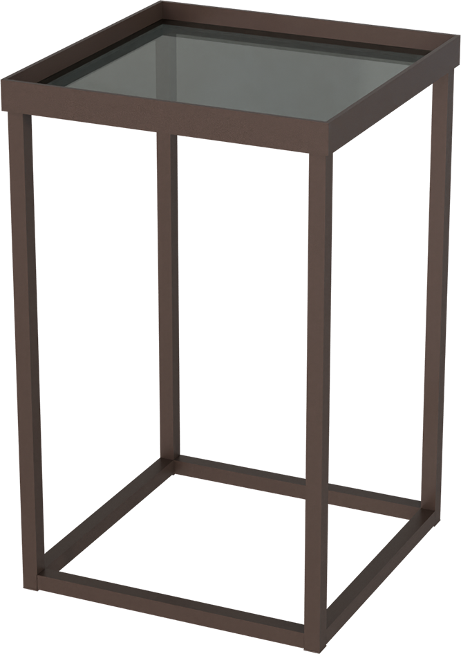 Masterliving Tables TABLE CUBE CACAO SQUARE H.50CM