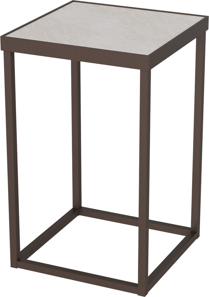 Masterliving Tables TABLE CUBE CACAO SQUARE H.50CM