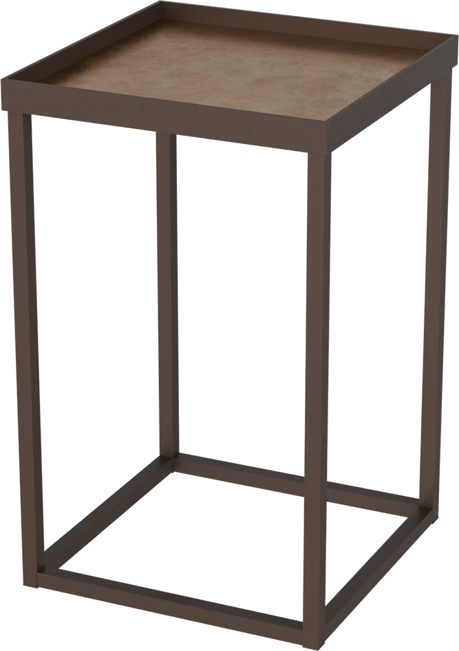 Masterliving Tables TABLE CUBE CACAO SQUARE H.50CM