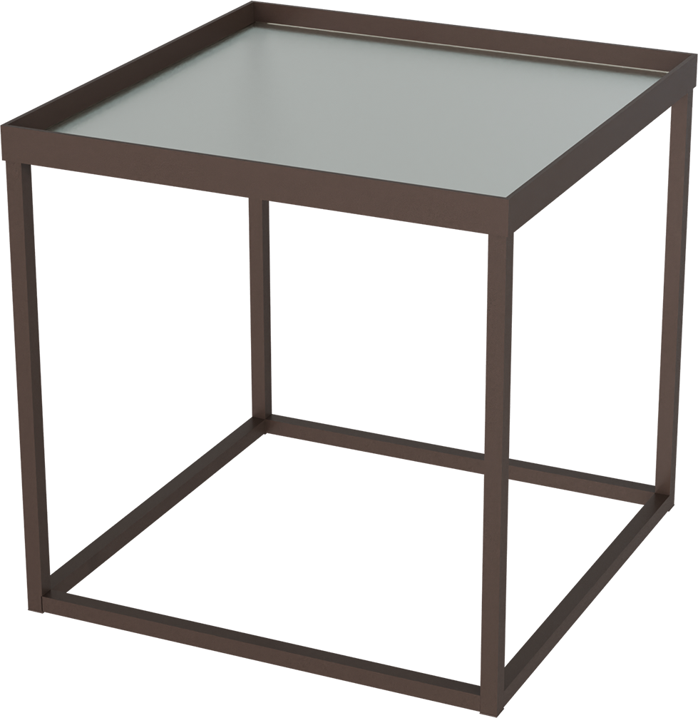 Masterliving Tables TABLE CUBE CACAO SQUARE H.45CM