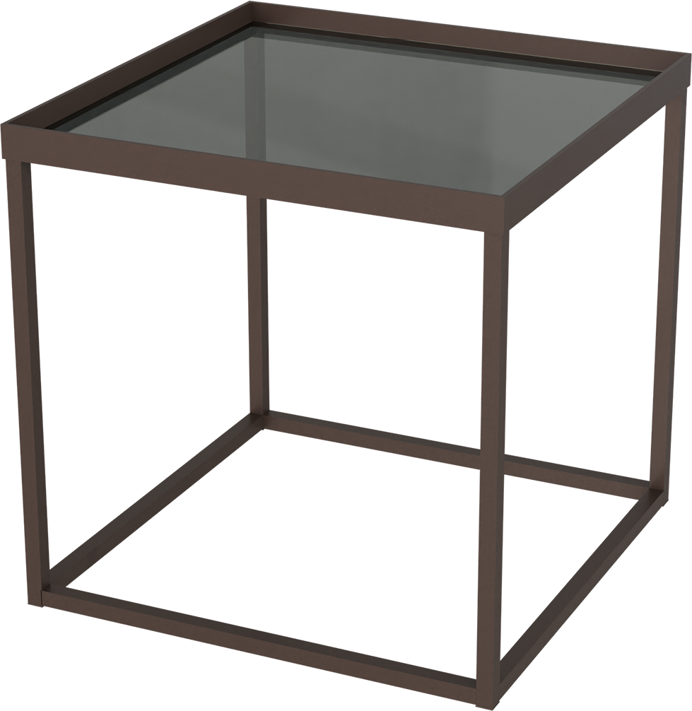 Masterliving Tables TABLE CUBE CACAO SQUARE H.45CM