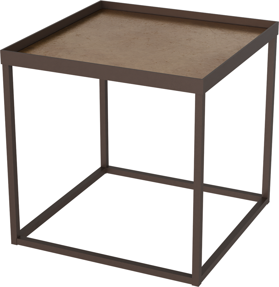 Masterliving Tables TABLE CUBE CACAO SQUARE H.45CM