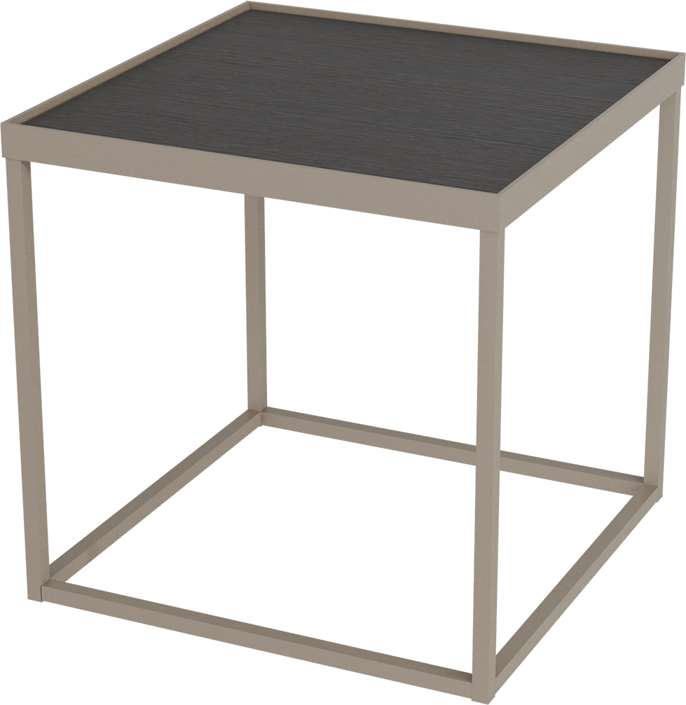 Masterliving Tables TABLE CUBE BEIGE TERRA SQUARE H.45CM
