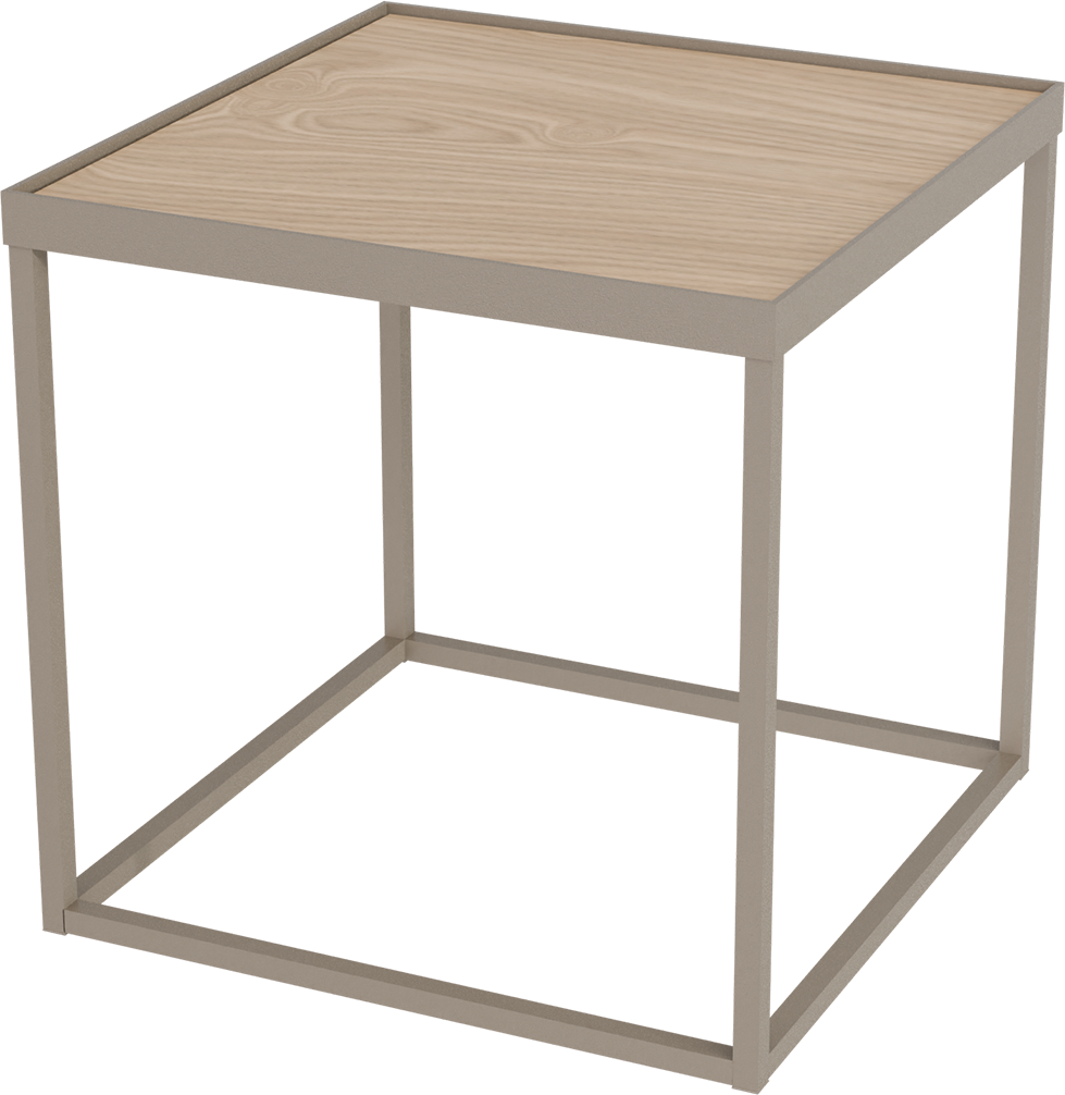 Masterliving Tables TABLE CUBE BEIGE TERRA SQUARE H.45CM