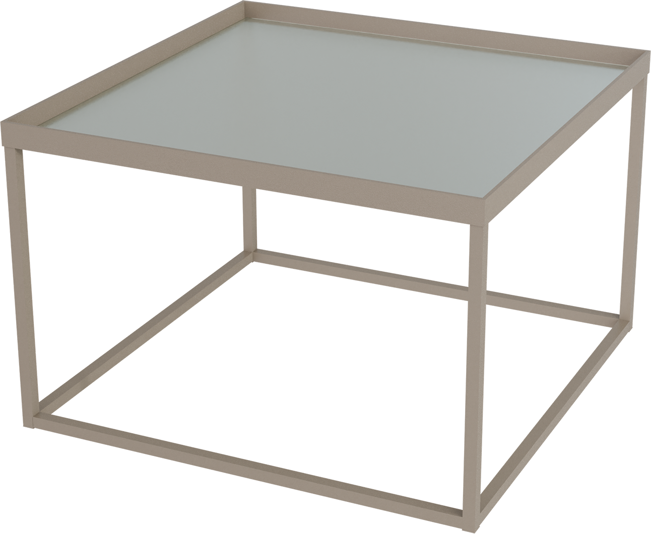 Masterliving Tables TABLE CUBE BEIGE TERRA SQUARE H.40CM