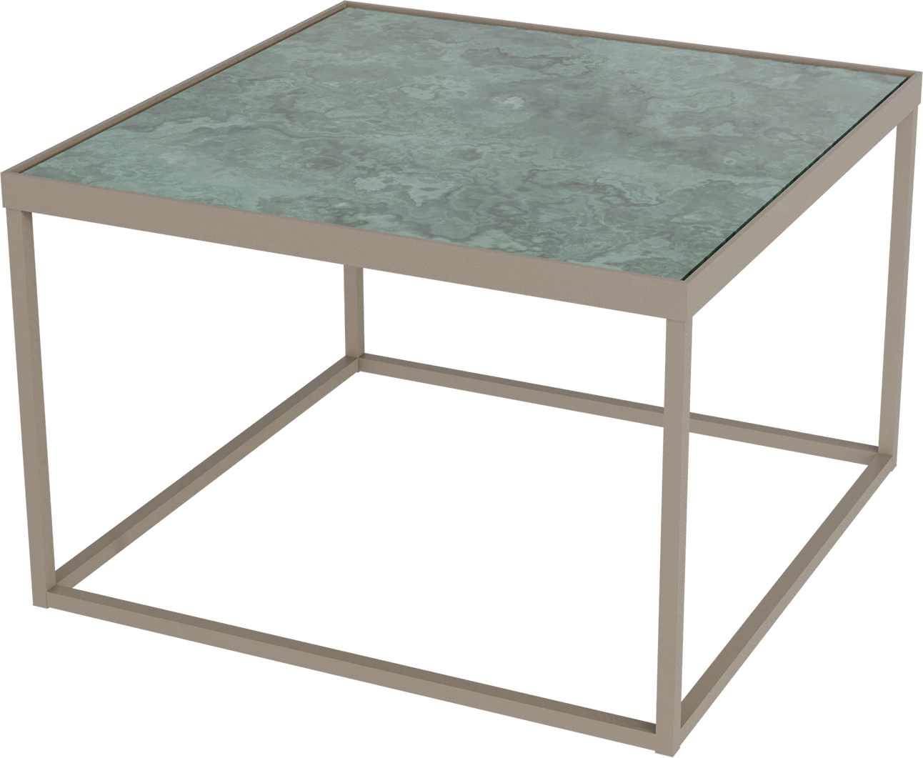 Masterliving Tables TABLE CUBE BEIGE TERRA SQUARE H.40CM