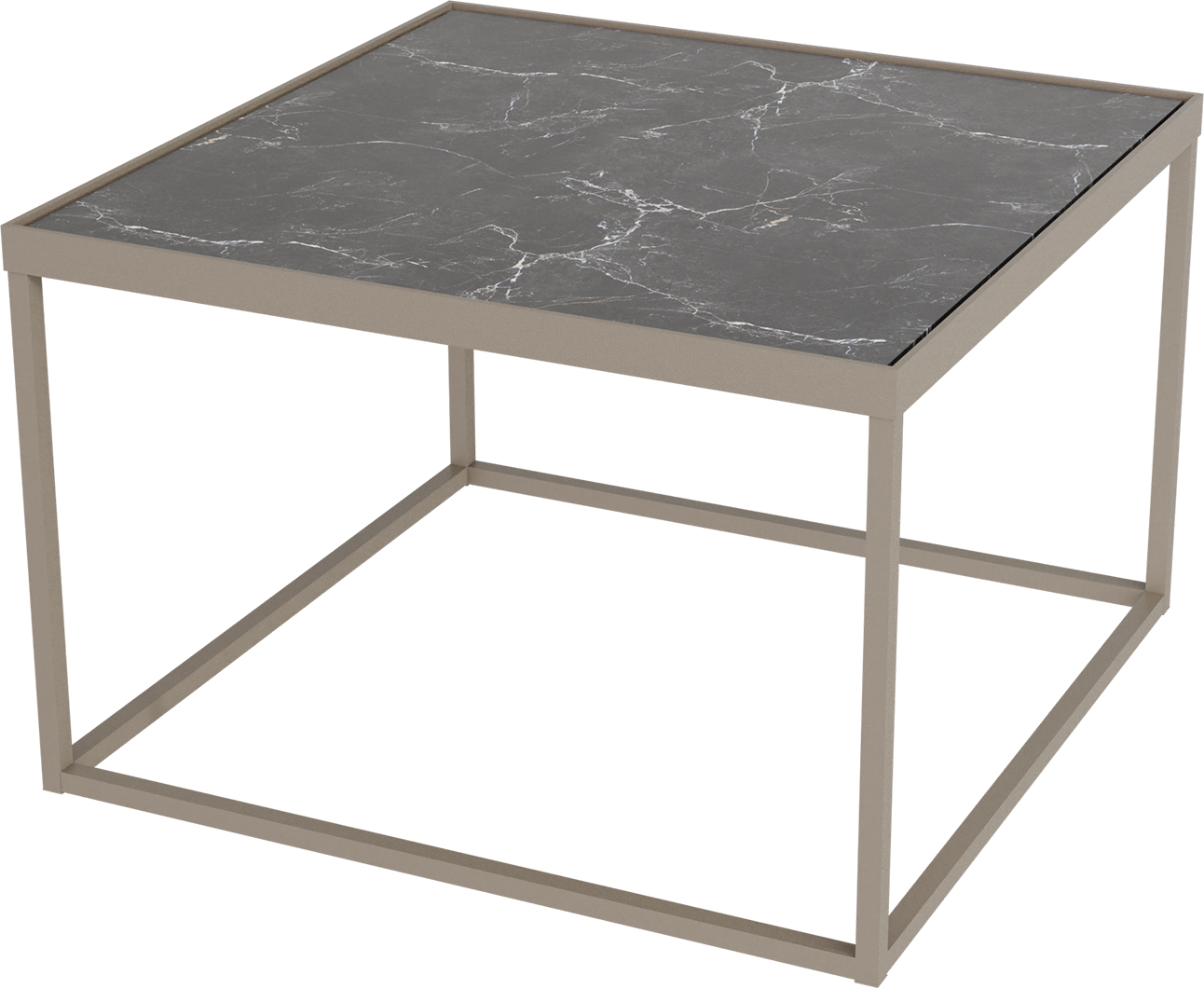 Masterliving Tables TABLE CUBE BEIGE TERRA SQUARE H.40CM