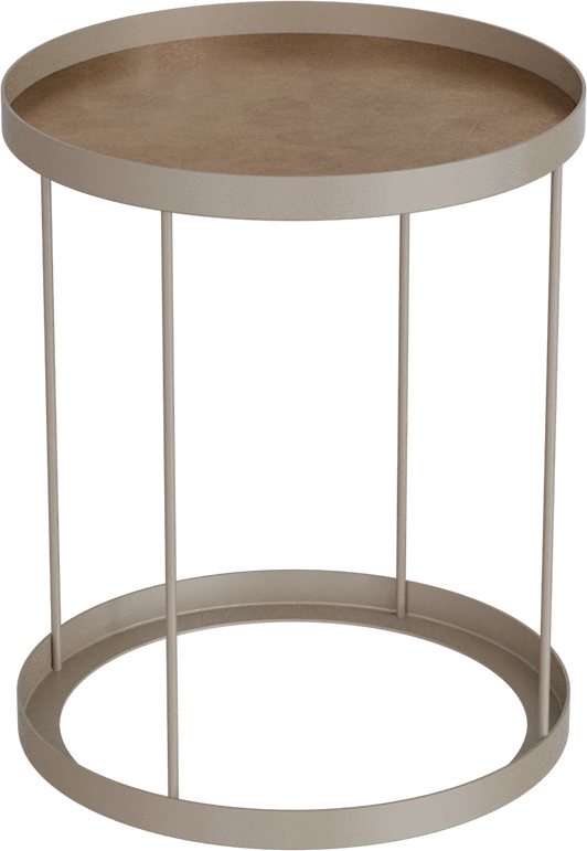 Masterliving Tables TABLE DRUM BEIGE TERRA H.45CM