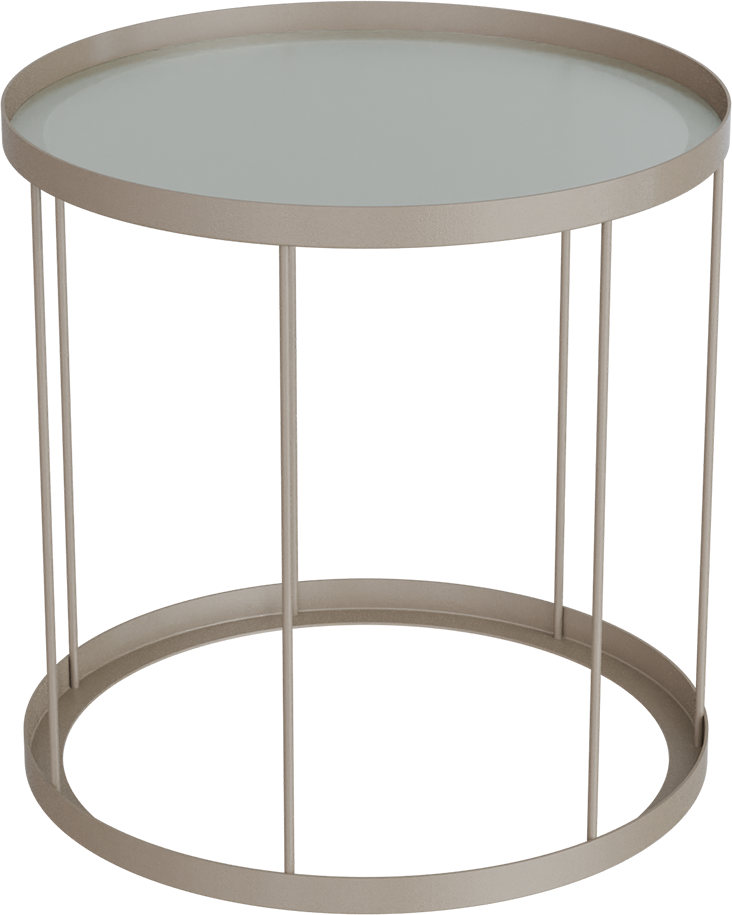Masterliving Tables TABLE DRUM BEIGE TERRA H.45CM