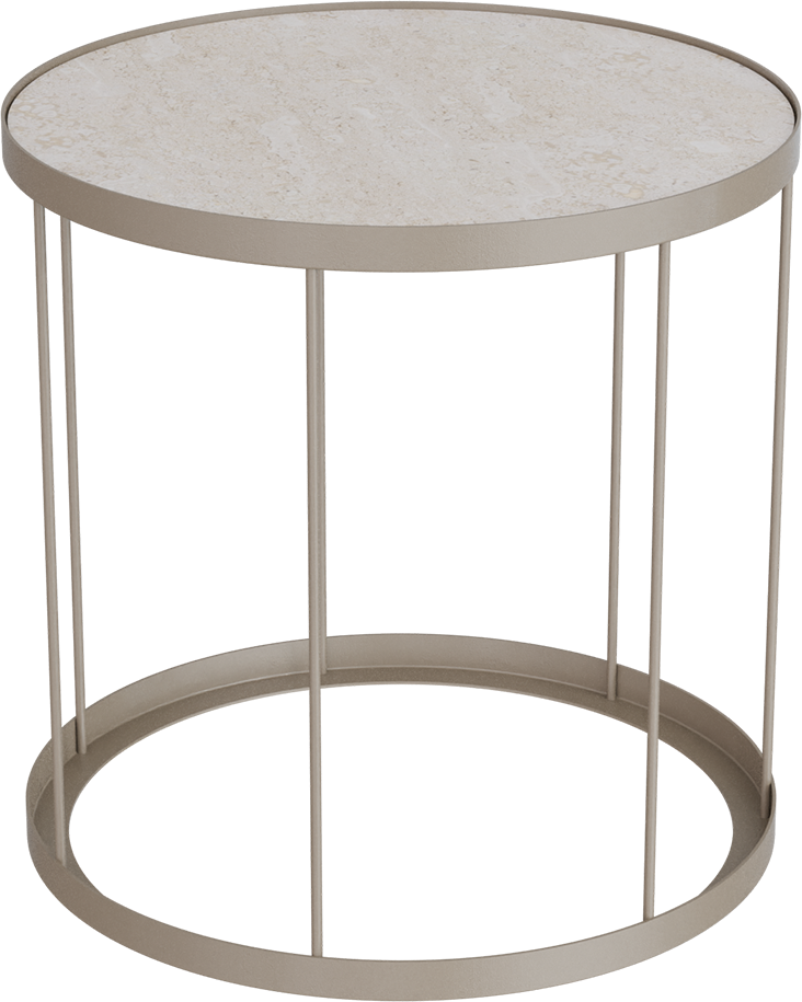 Masterliving Tables TABLE DRUM BEIGE TERRA H.45CM