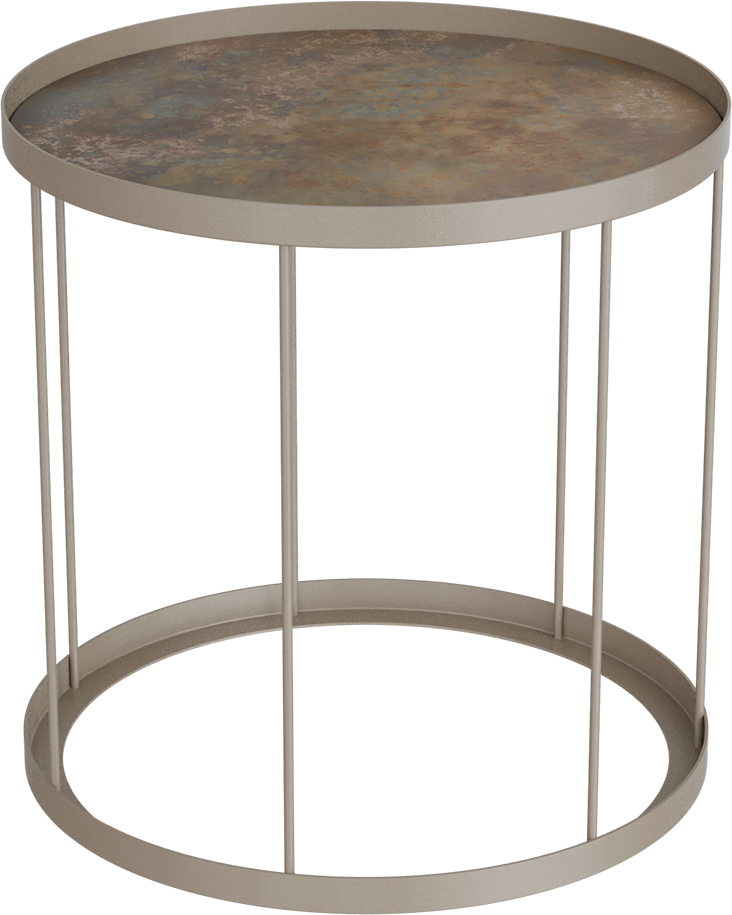 Masterliving Tables TABLE DRUM BEIGE TERRA H.45CM