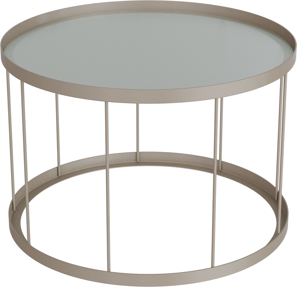 Masterliving Tables TABLE DRUM BEIGE TERRA H.45CM