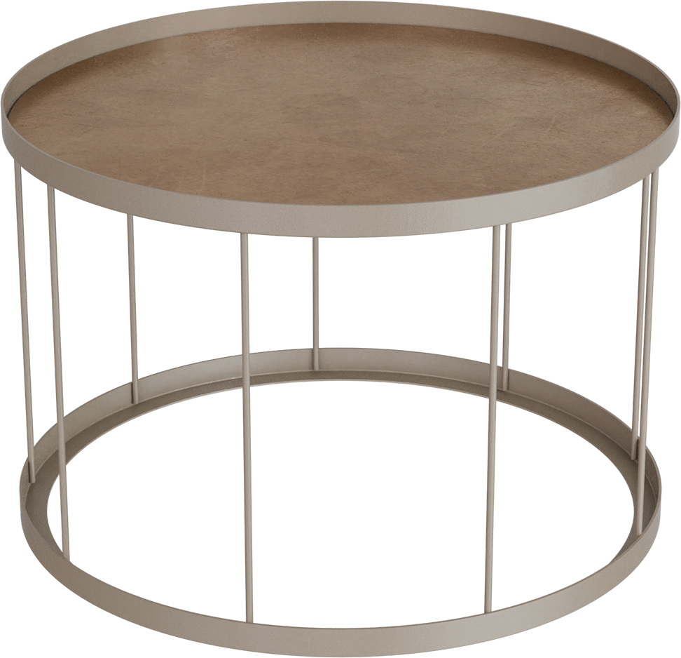 Masterliving Tables TABLE DRUM BEIGE TERRA H.45CM