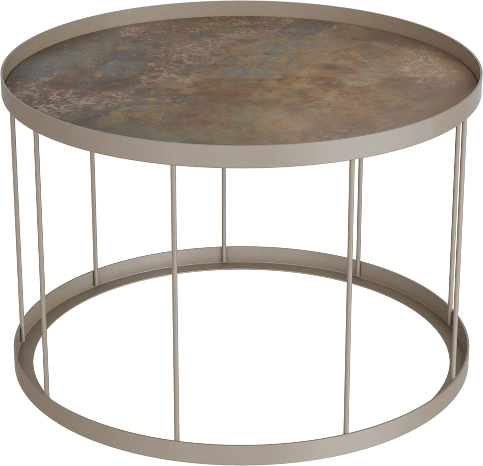 Masterliving Tables TABLE DRUM BEIGE TERRA H.45CM
