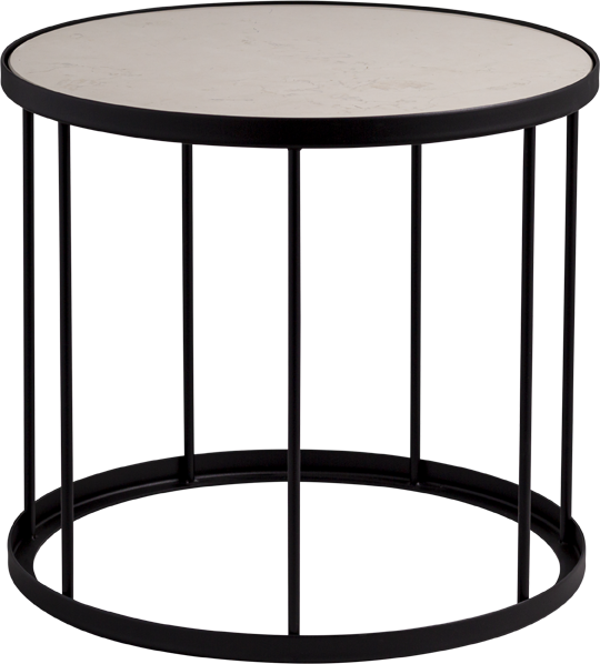 Masterliving Tables TABLE DRUM BLACK H.45CM