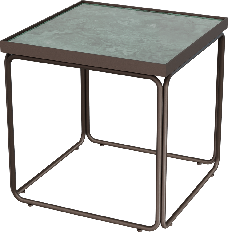 Masterliving Tables TABLE ROUNDED CACAO SQUARE H.45CM