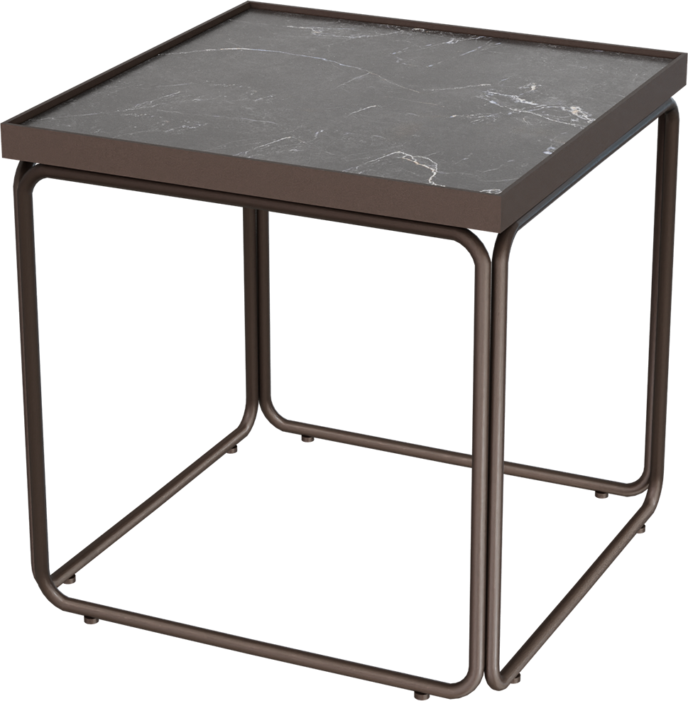 Masterliving Tables TABLE ROUNDED CACAO SQUARE H.45CM